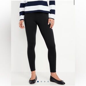 New OLD NAVY high waist fleece lined leggings women’s 4X black